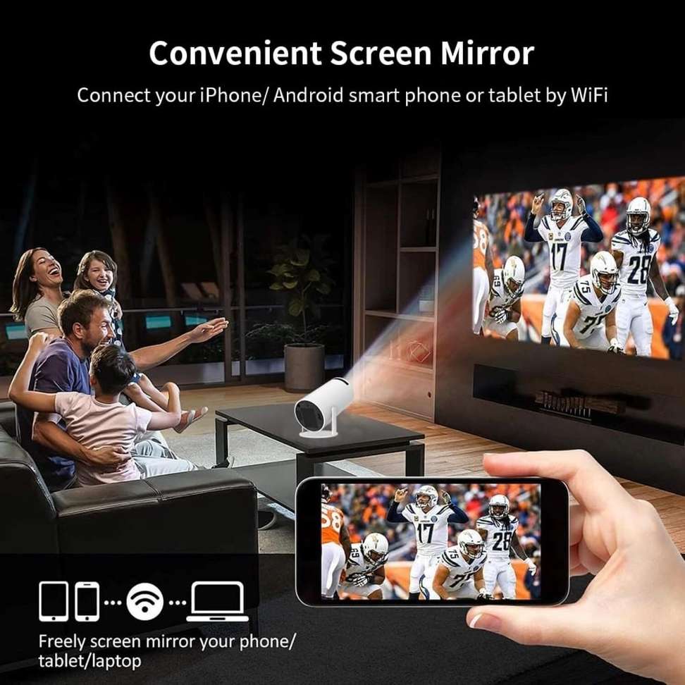 Shopsy Voltegic M5 Android Mini Projector 4K - Image 4