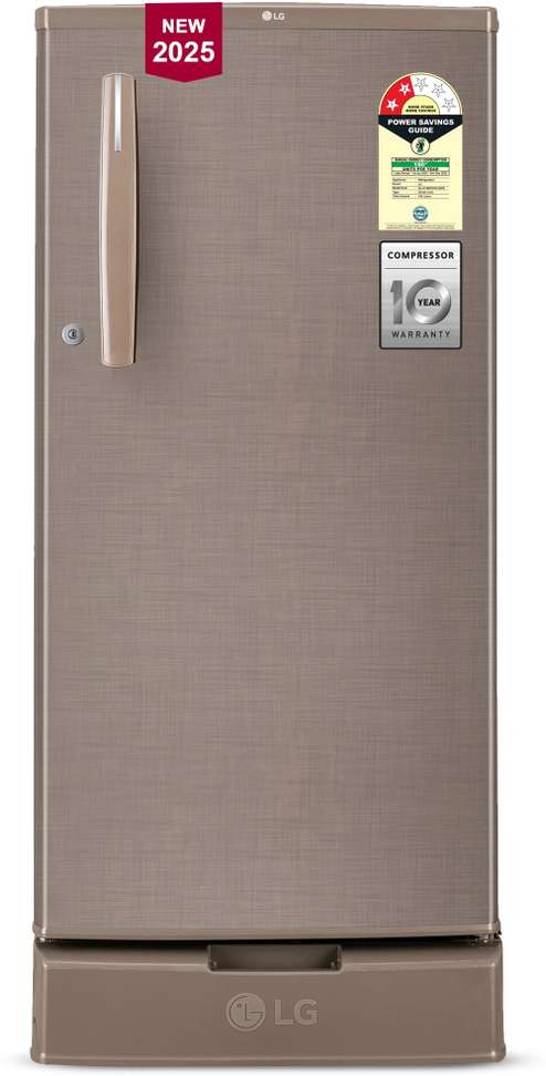 Lg 185 L Direct Cool Single Door 2 Star Refrigerator Base Drawer