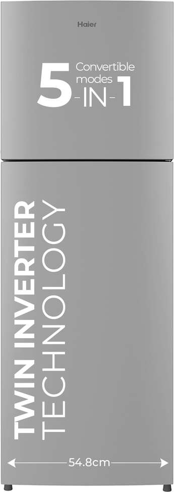 Haier 240 L Frost Free Double Door 1 Star Refrigerator Freezer Top 200 Faster Ice Making 49 Minutes