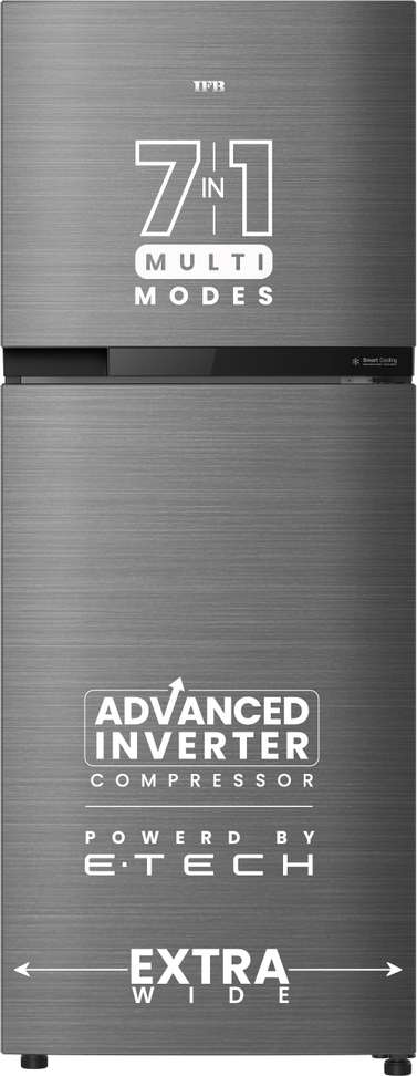 Ifb 265 L Frost Free Double Door 2 Star Refrigerator 7 1 Multi Mode Advanced Inverter Compressor 360 Degree Cooling Extraordinary Space Powered E Tech