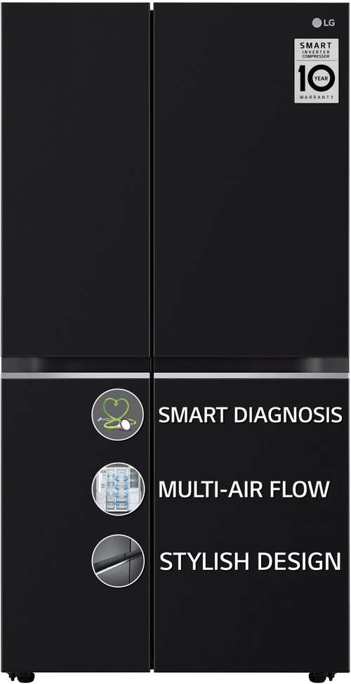 Lg 655 L Frost Free Side Refrigerator Smart Inverter Compressor Diagnosis Express Freezing Multi Digital Sensors