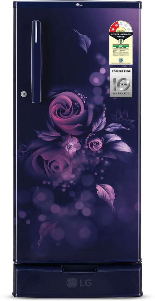 Lg 185 L Direct Cool Single Door 2 Star Refrigerator Base Drawer