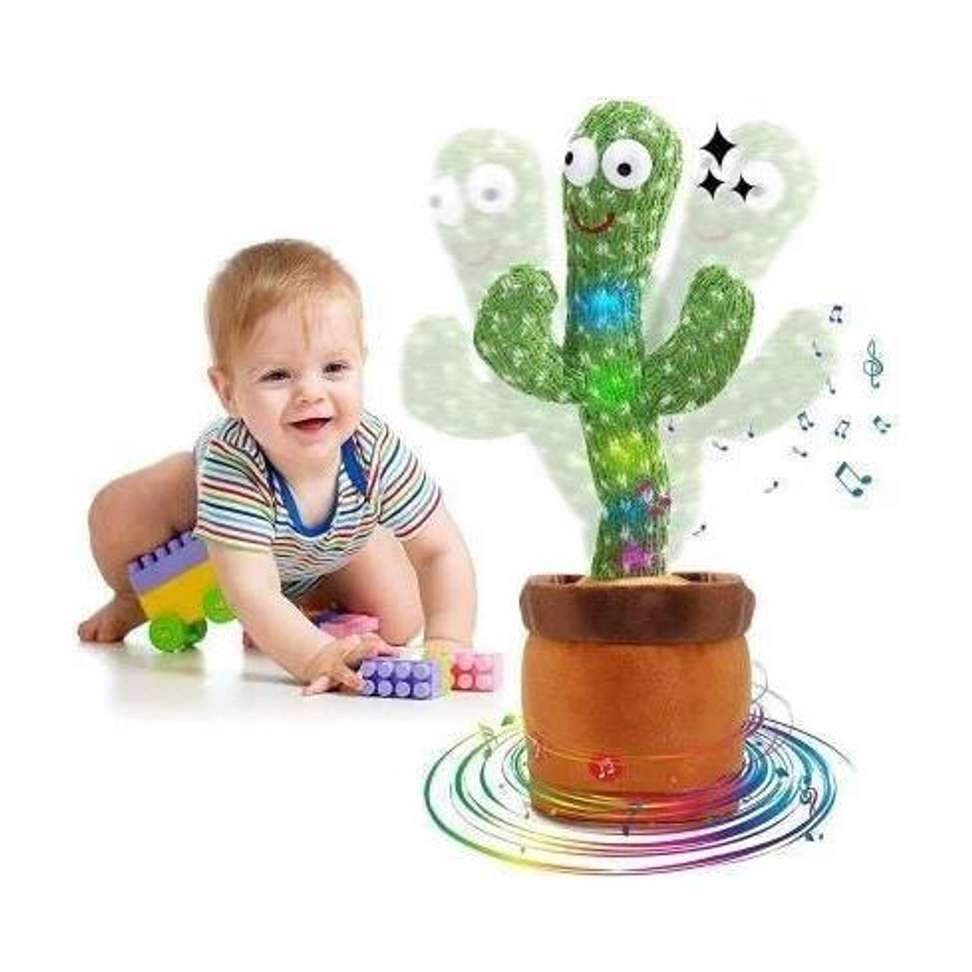 TrueBucks Cactus Talking Toy, Green - Image 2