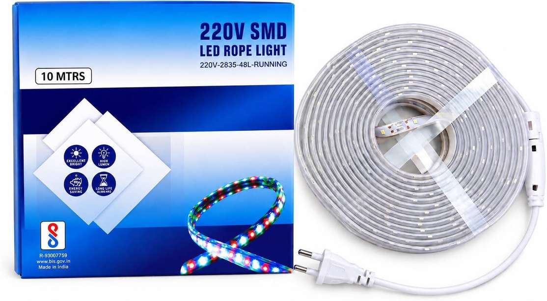 Shopsy 1200 LEDs 10m Multicolor Steady Strip Rice Lights - Image 3