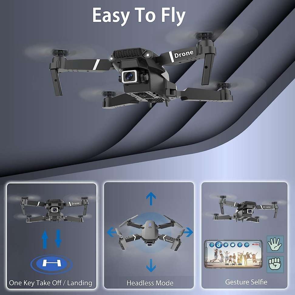 Shopsy ENTINOSTIK E88 Drone with 4K Camera - Image 6