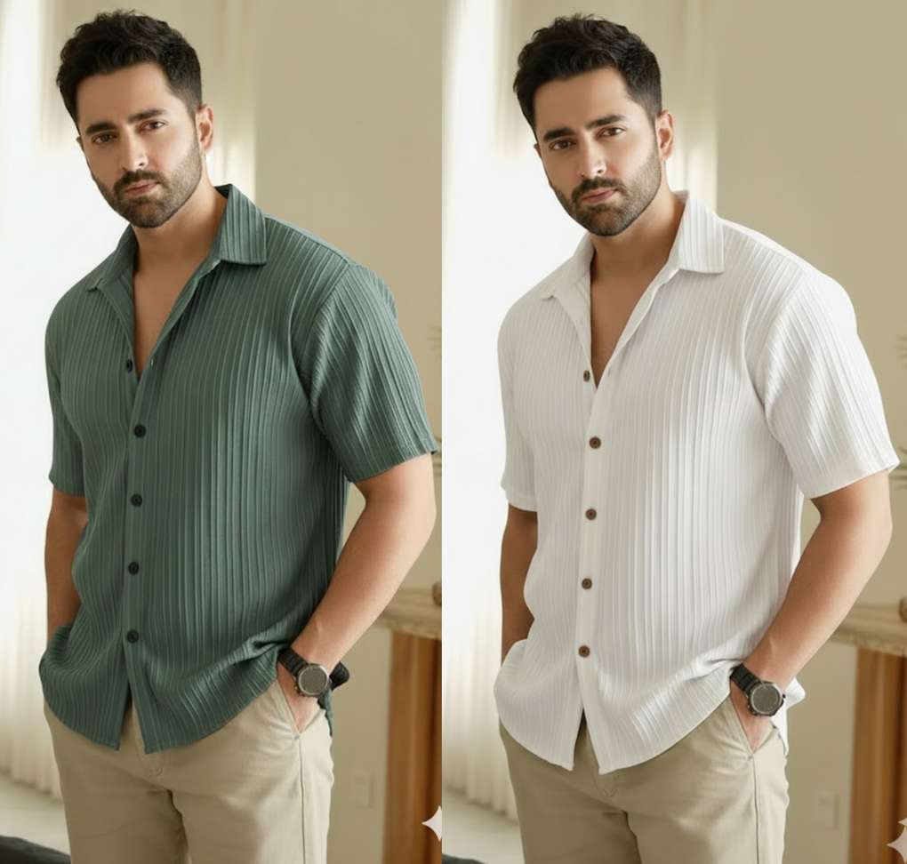 Buskat Men Self‑Design Casual Dark Blue Shirt – 80% Off Review & Price Drop