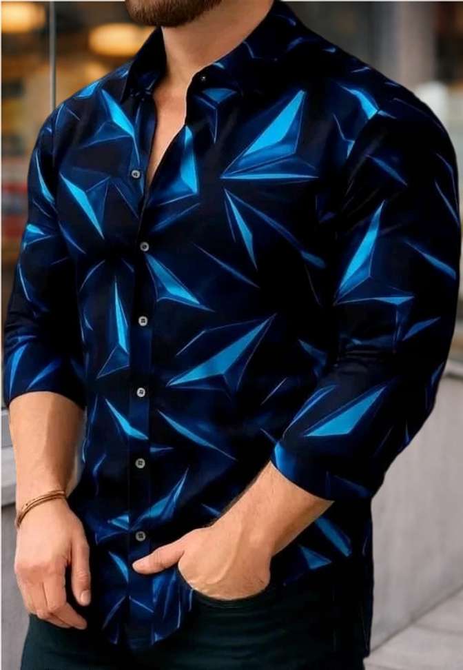 Jaitrafab Men Printed Casual Multicolor Shirt