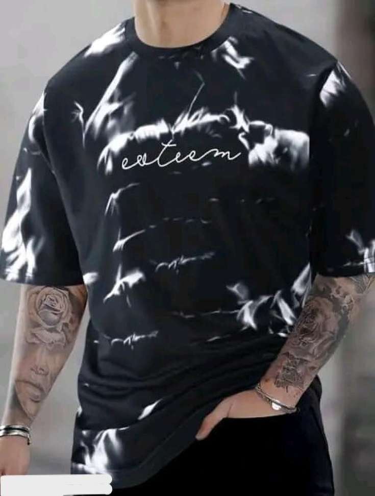 Spab Printed Men Black T Shirt