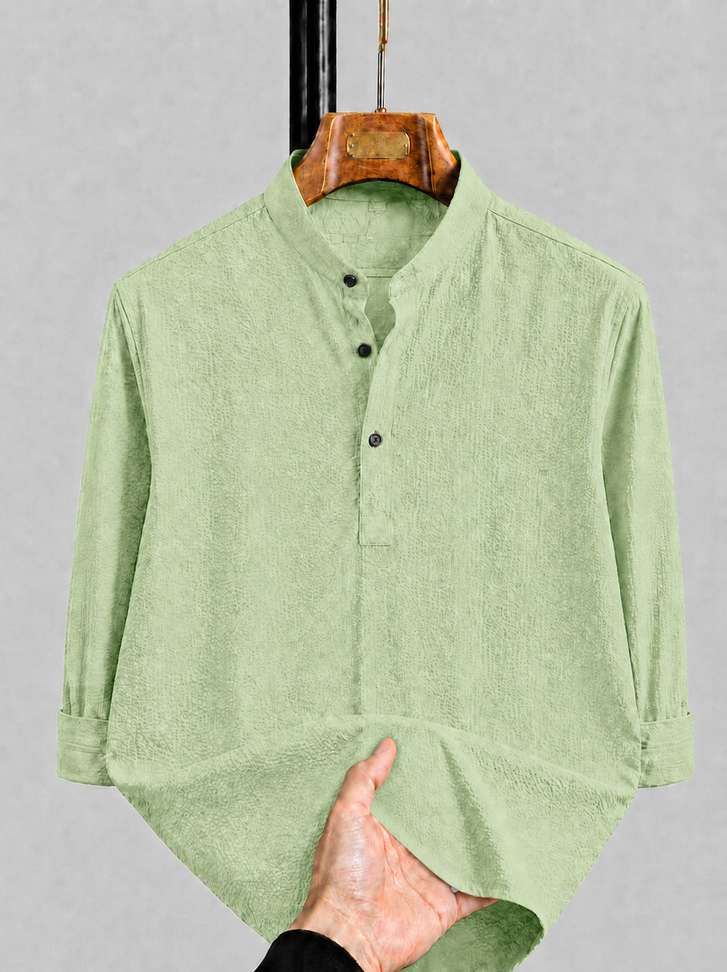 Shopsy COMBRAIDED Men Self Design Straight Kurta - Image 5