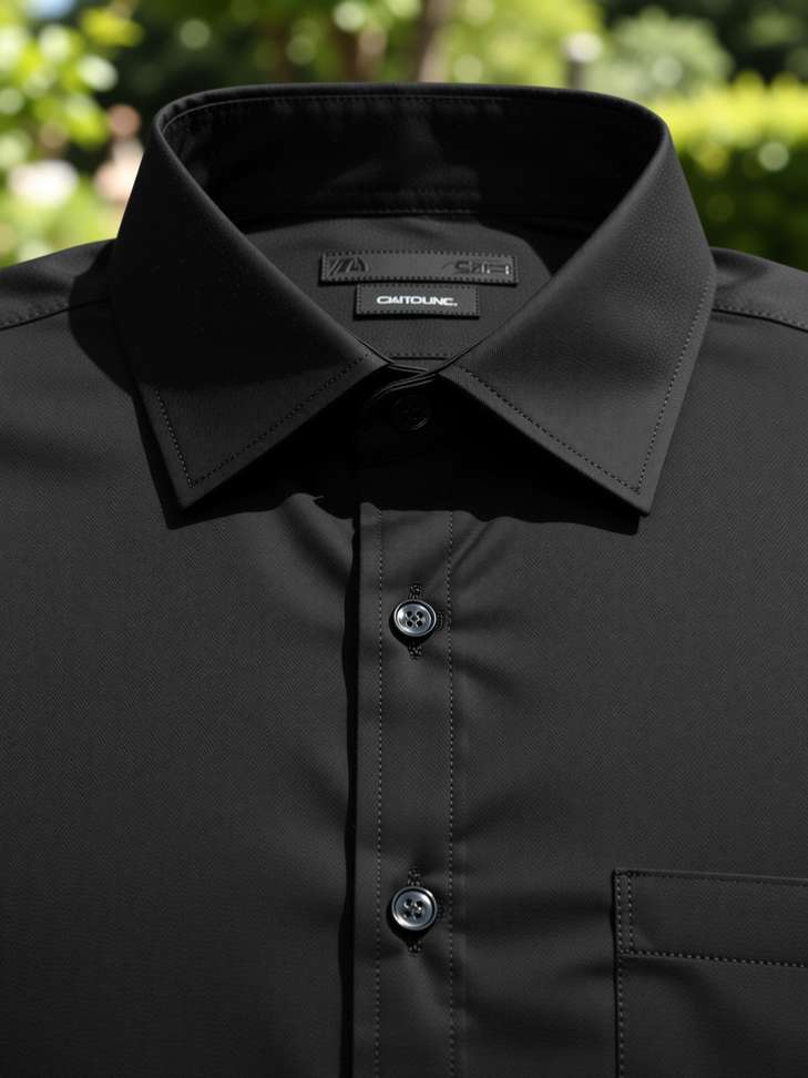 Shopglobal Men Solid Formal Black Shirt – 75% OFF, Best Price in India