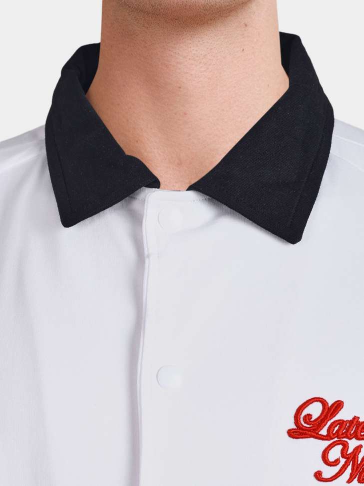 Shopsy The Indian Garage Co. Men Embroidered Casual White Shirt - Image 4