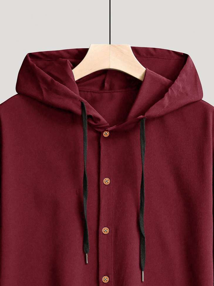Shopsy EyeBogler Men Maroon Casual Shirt - Image 5