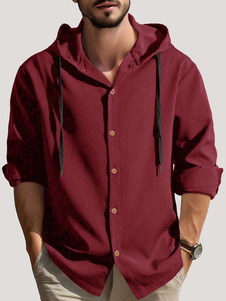 Shopsy EyeBogler Men Maroon Casual Shirt - Image 2