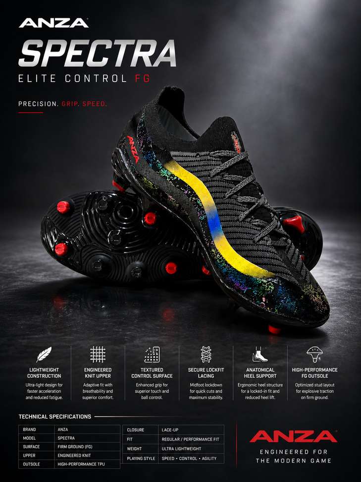 ANZA INSTINCT Football Shoes Unisex - Image 6