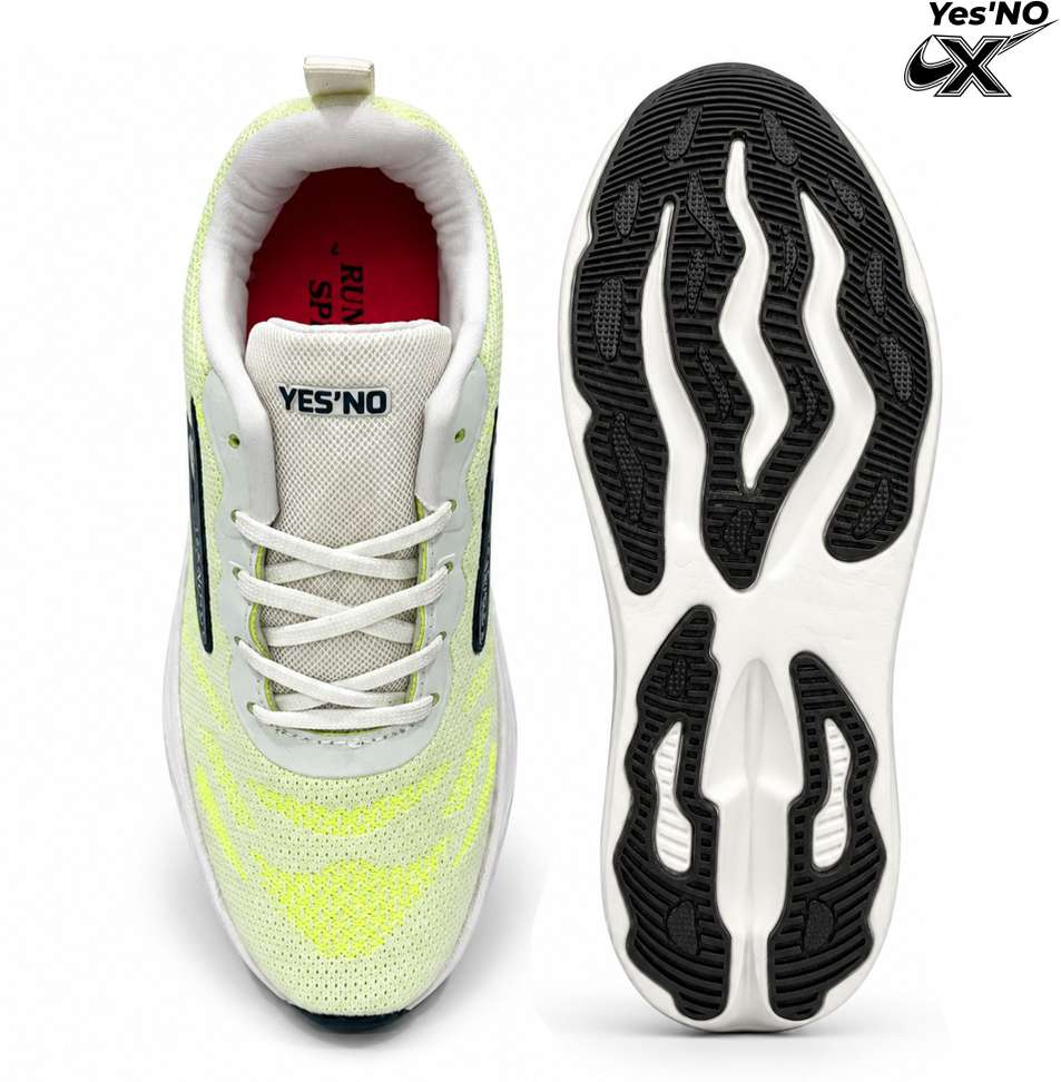 Shopsy Yes'No Lightweight Mesh Lace-Up Men's Running Shoes - Image 4