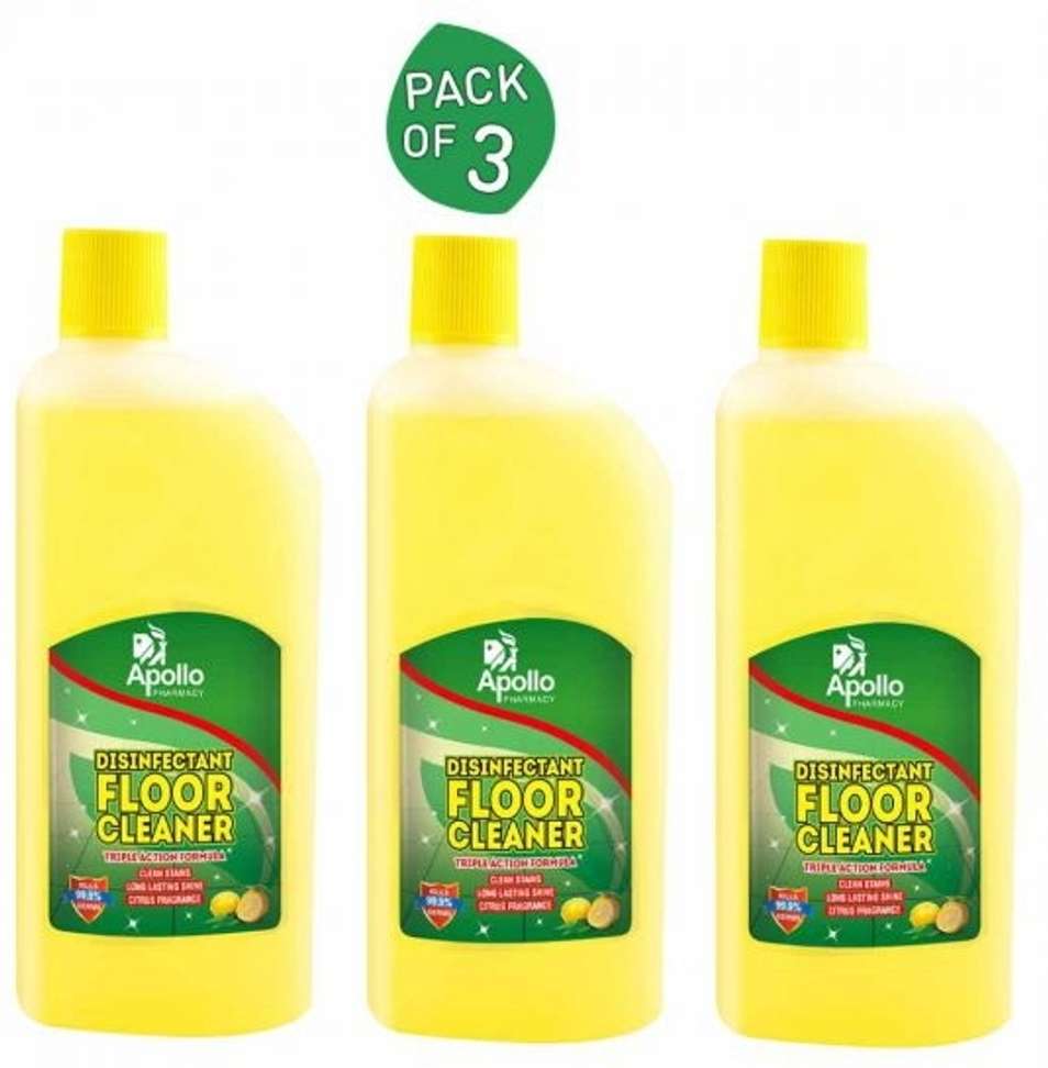 AHS Mall Apollo Pharmacy Disinfectant Floor Cleaner, 1200 ml (3x400 ml ...