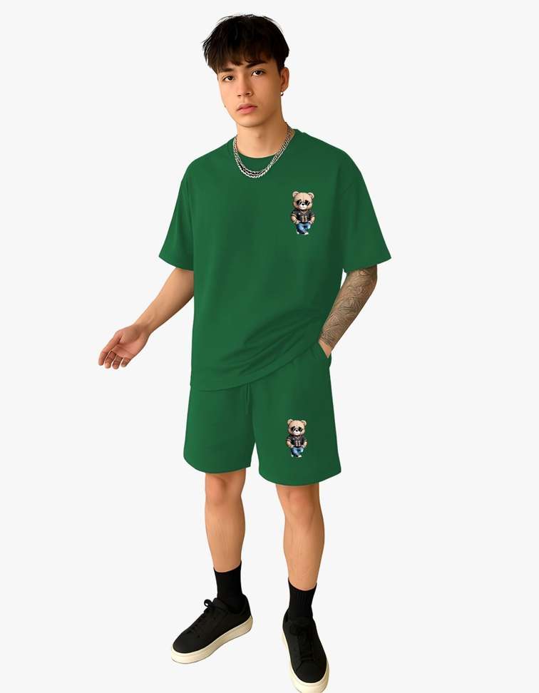 True Basket Tshirt Chino Shorts Co Ords Set