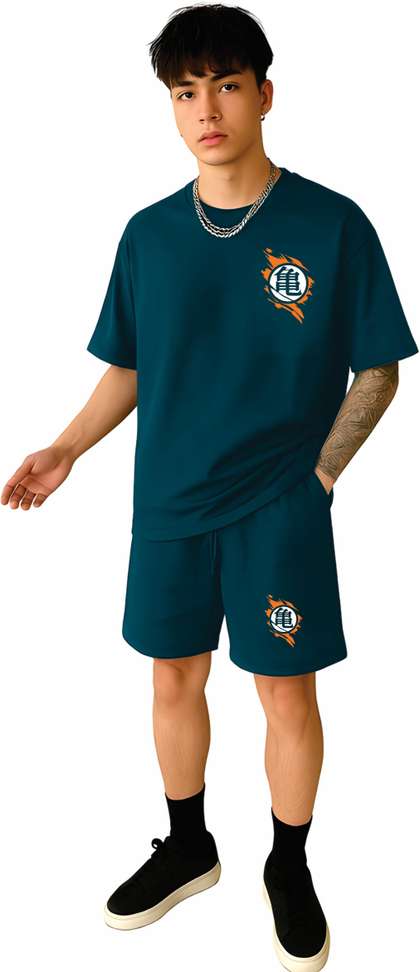 True Basket Tshirt Chino Shorts Co Ords Set