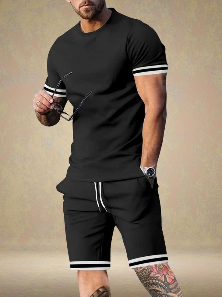 Trendstalk Tshirt Regular Shorts Co Ords Set