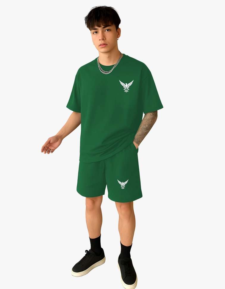 True Basket Tshirt Chino Shorts Co Ords Set