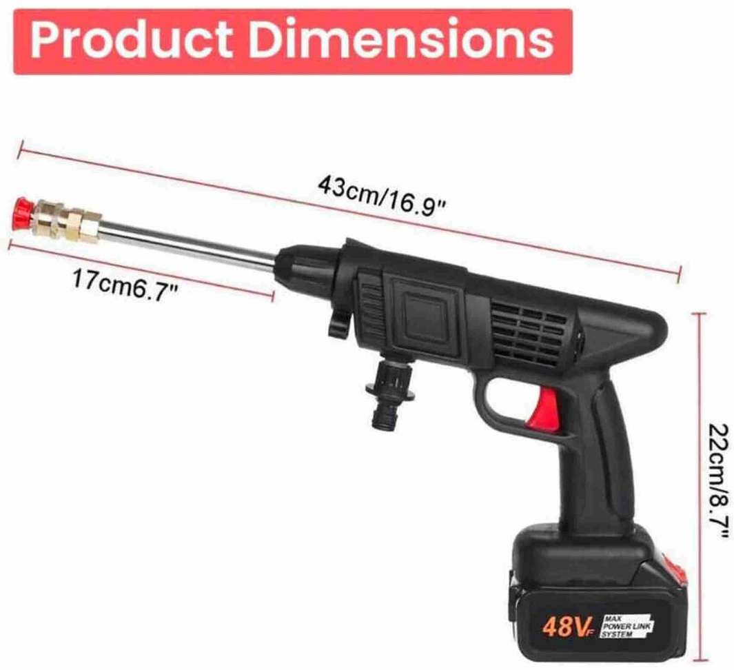Shopsy Novexa Wireless 2 Battery High Pressure Washer - Image 3
