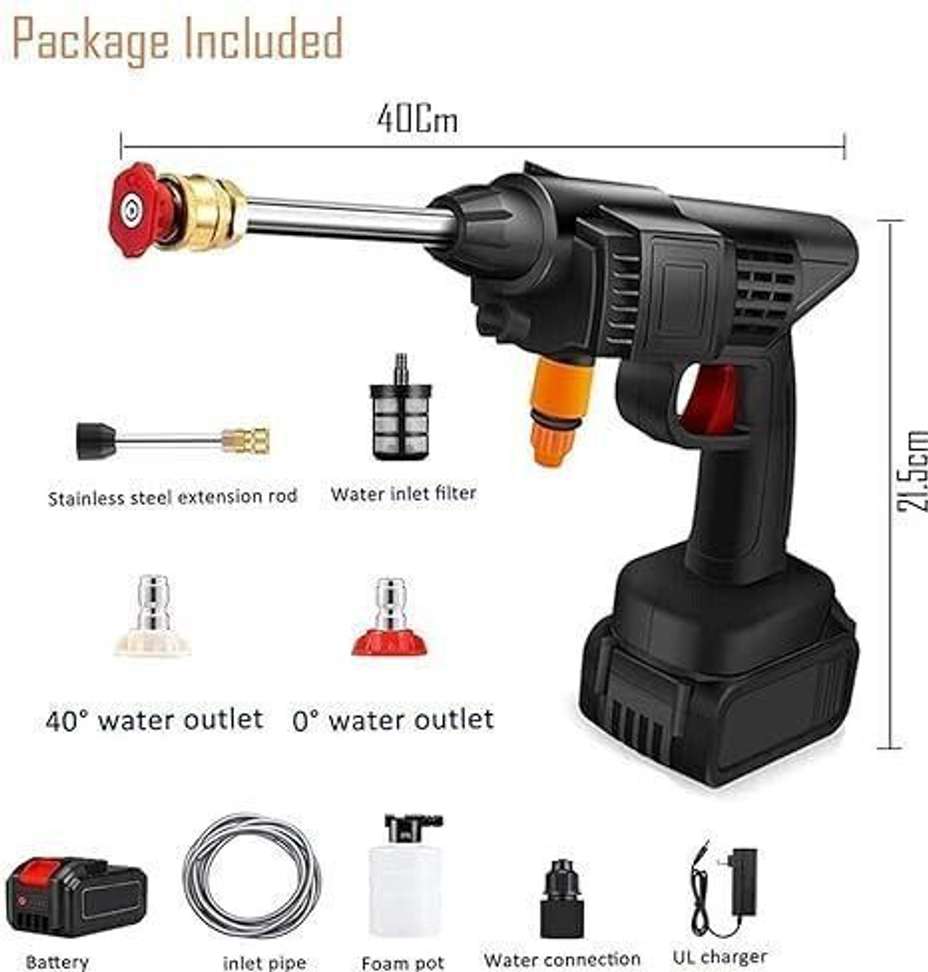 Shopsy Novexa Wireless 2 Battery High Pressure Washer - Image 4
