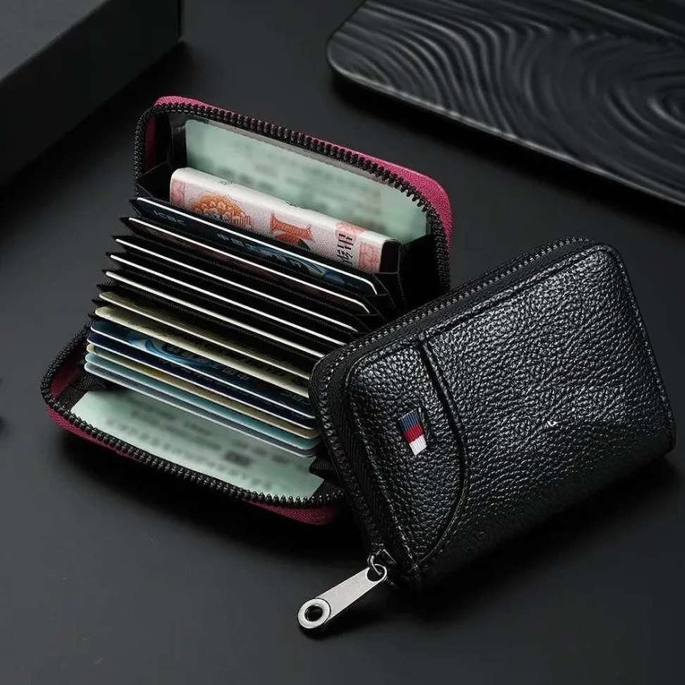 Shopsy watchstar Black Leather Card Holder - Image 5