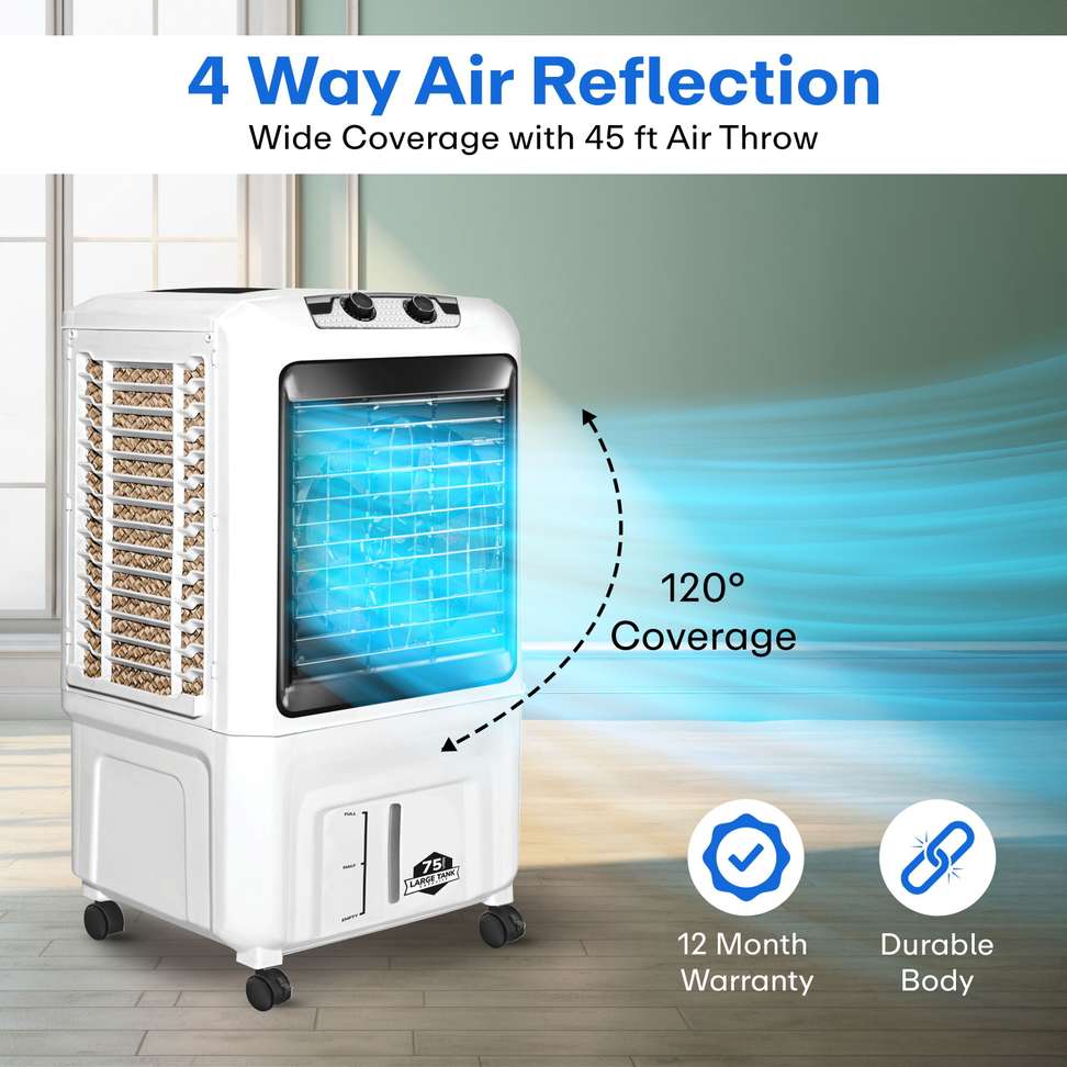 Shopsy Amplesta 75 L Room/Personal Air Cooler - Image 6