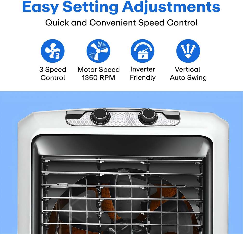 Shopsy Amplesta 75 L Room/Personal Air Cooler - Image 4