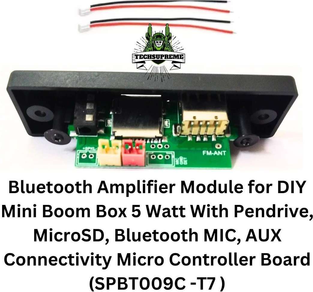 Shopsy TechSupreme Bluetooth Module with Mic Slot, 2x 5W Speaker, SD - Image 3