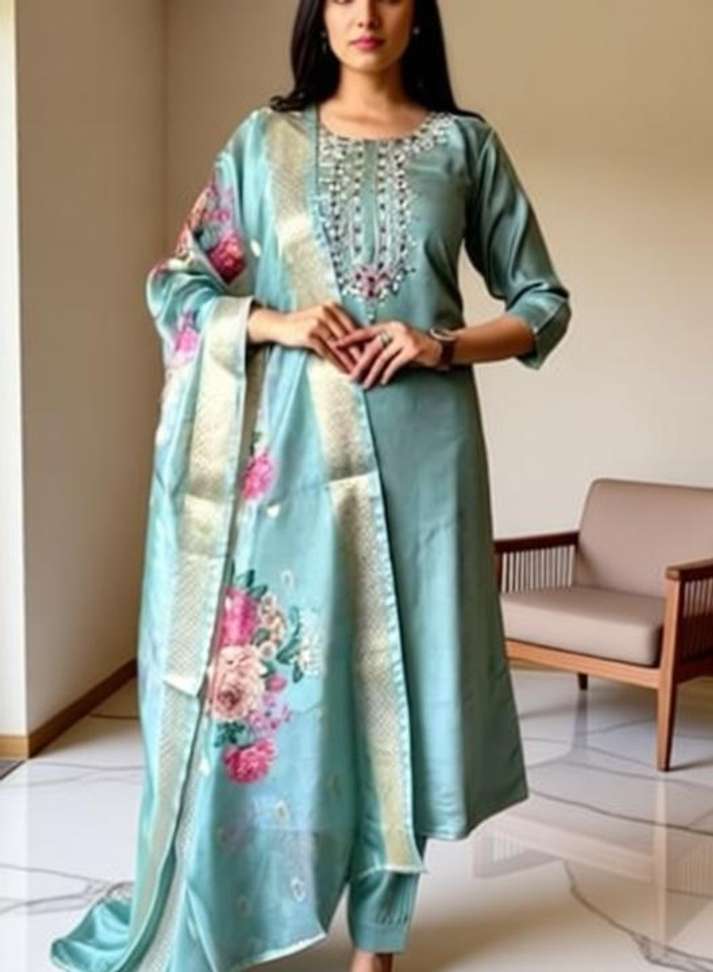 Sonbay Fashion Creation Women Kurta Churidar Dupatta Set