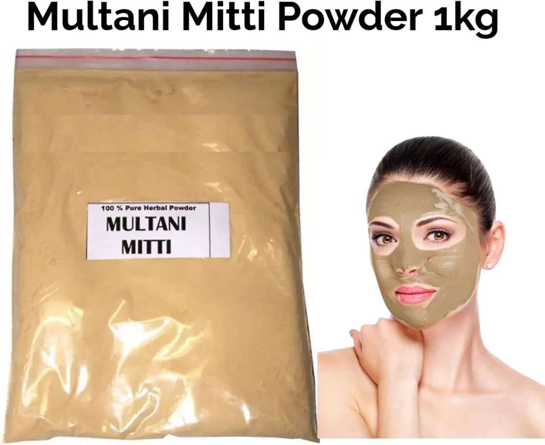 G.L.T. Multani Mitti Powder (1kg) 100% Natural & Pure Naturally Glowing ...