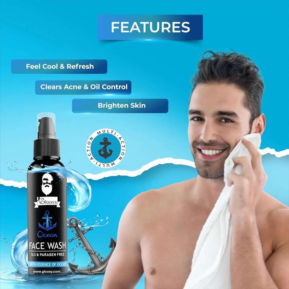 Shopsy Peezons OsamGlow Men Face Wash - Image 4