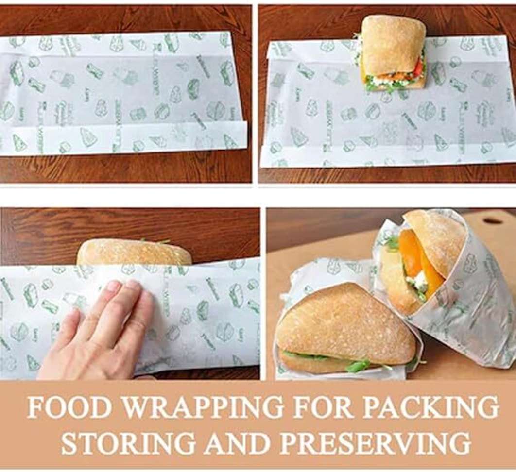 Artifice 100 Meters Food Wrapping Paper Roll - Premium Non-Stick Butter ...
