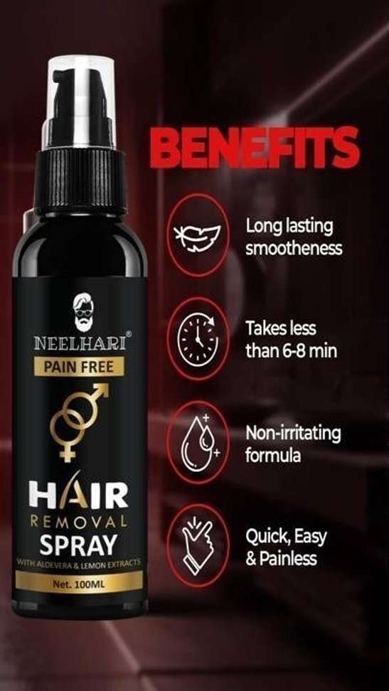NEELHARI Hair Removal Spray for Men, Women - Image 8