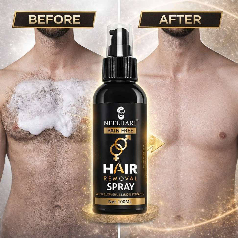 NEELHARI Hair Removal Spray for Men, Women - Image 4