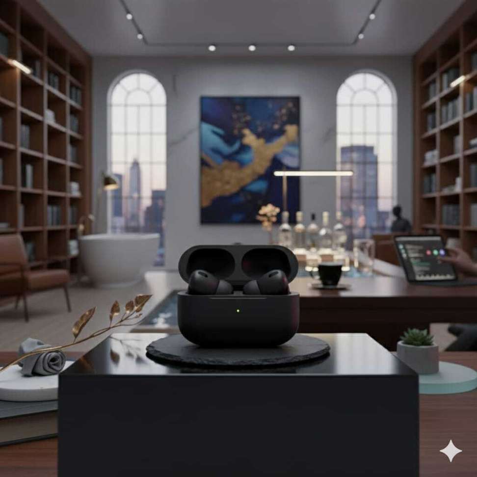 Shivana Tws Airpod Black Earbuds Bluetooth Sensor Anc 5 82 Headset