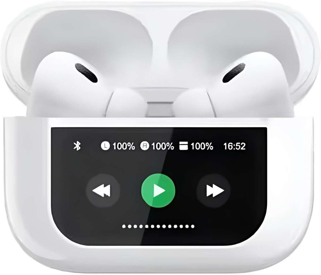 Mahaveer Traders Airpods Pro Compatible Apple Touch Display Anc Enc Working Bluetooth Headset