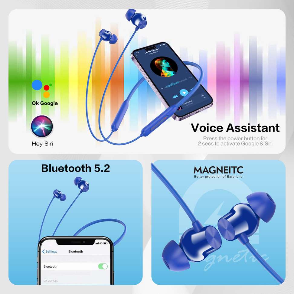 Shopsy Amola T60 Bullets Wireless Neckband Headphone - Image 4