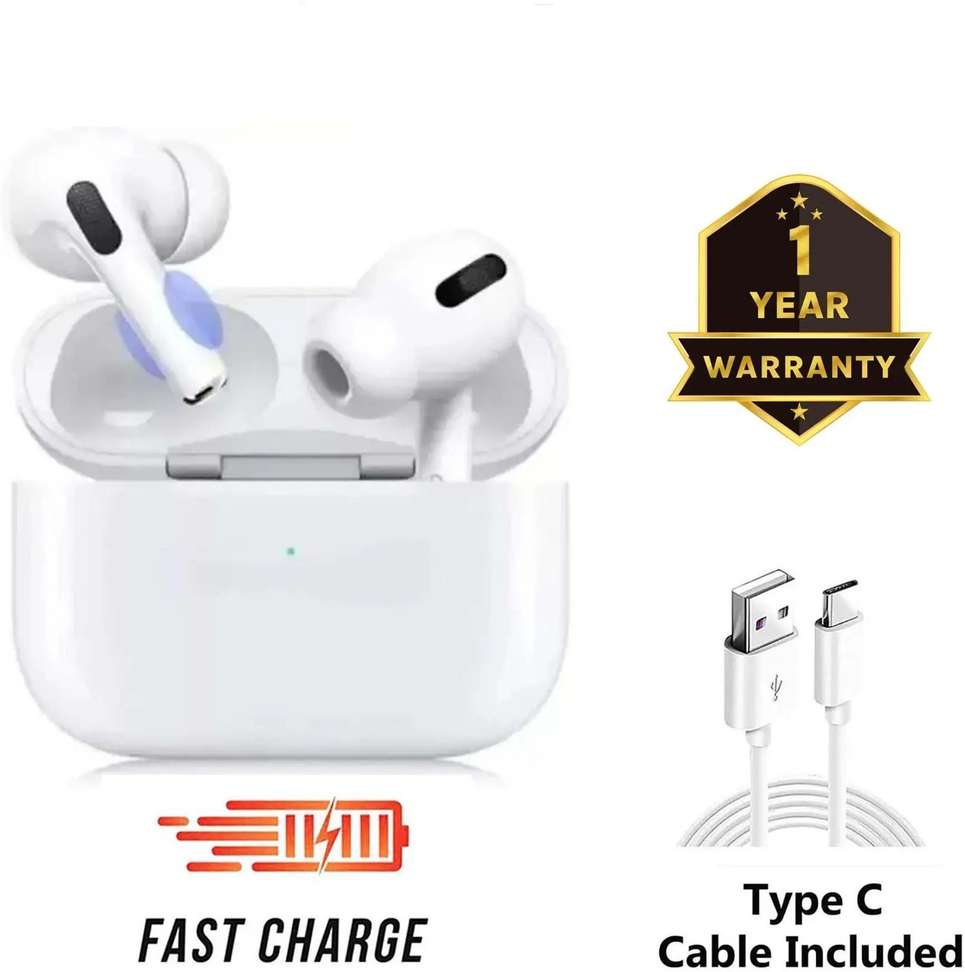 Red Fish White Color Airpods Pro Bluetooth Without Mic Headset