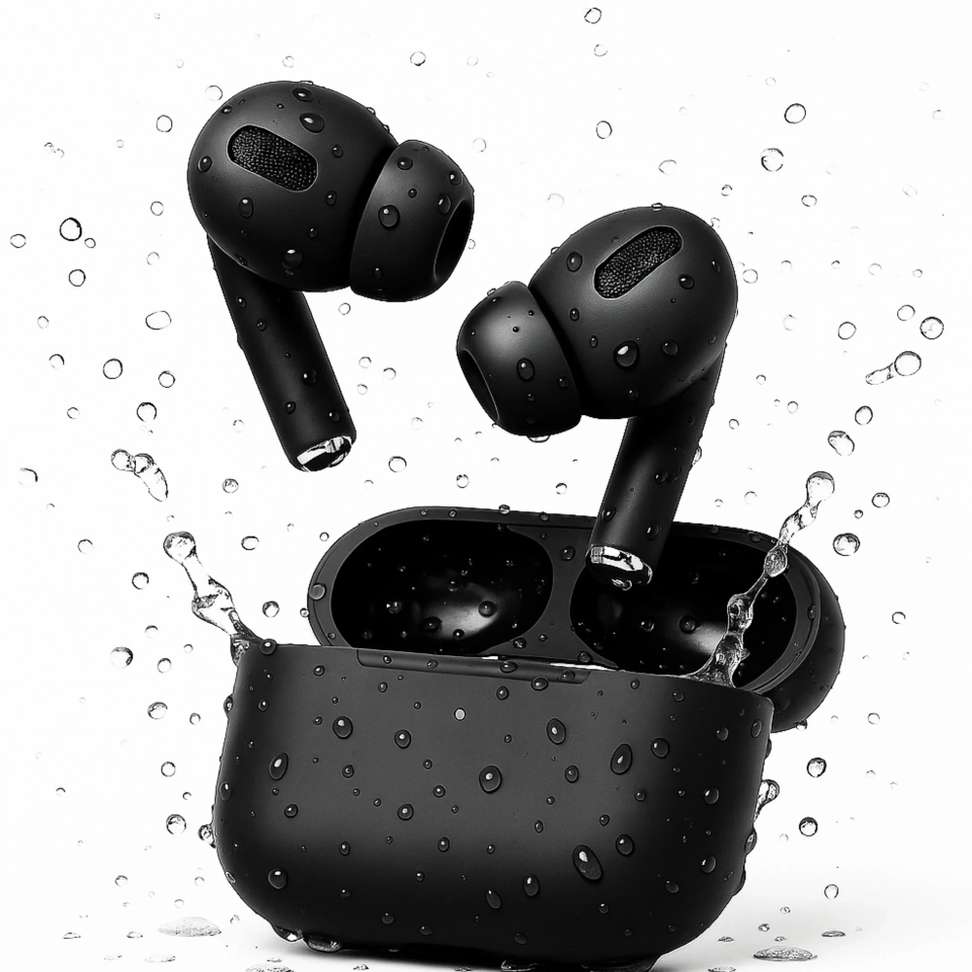 Vdtech Black Earbuds True Wireless Stereo Noise Cancelling Bluetooth Headset