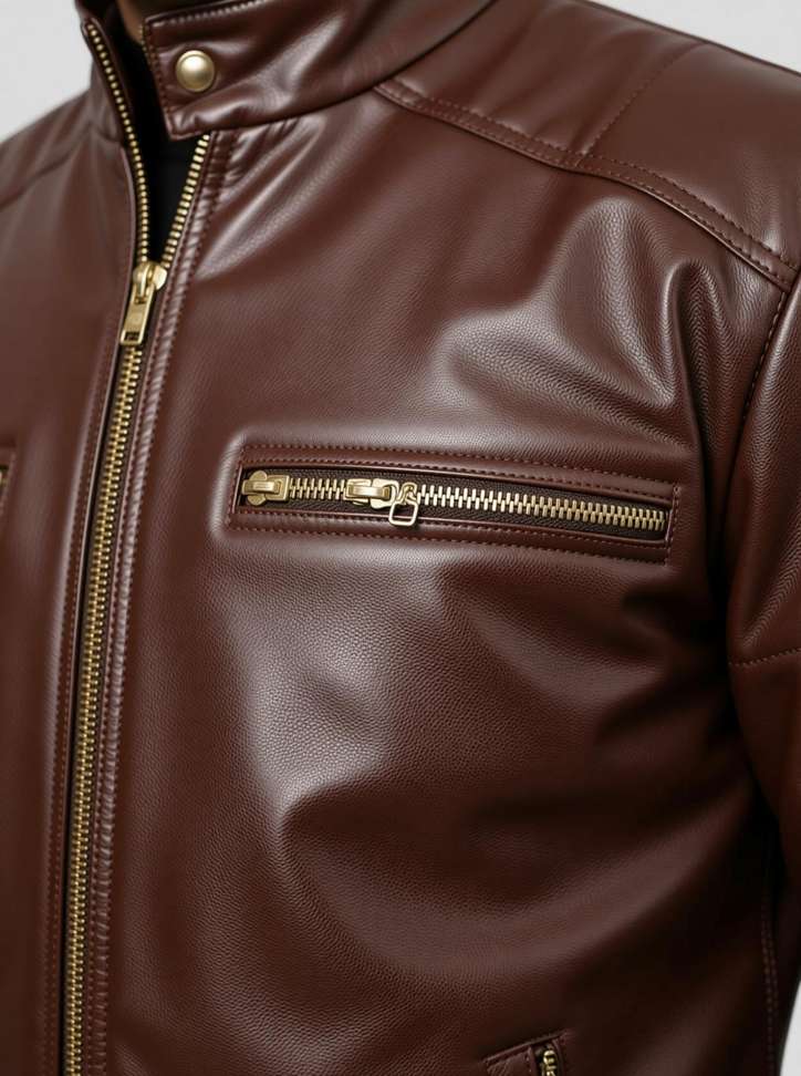 Shopsy SG DRAKON Men Leather Jacket - Image 4
