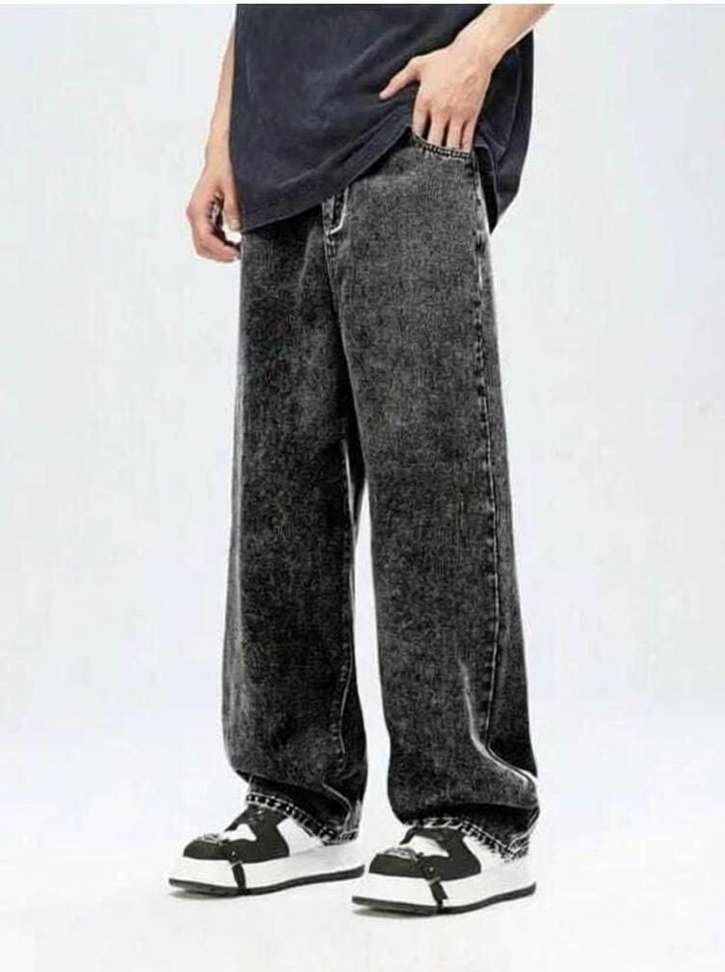 Shopsy WOMANLACE Boys Dark Grey Jeans - Image 2