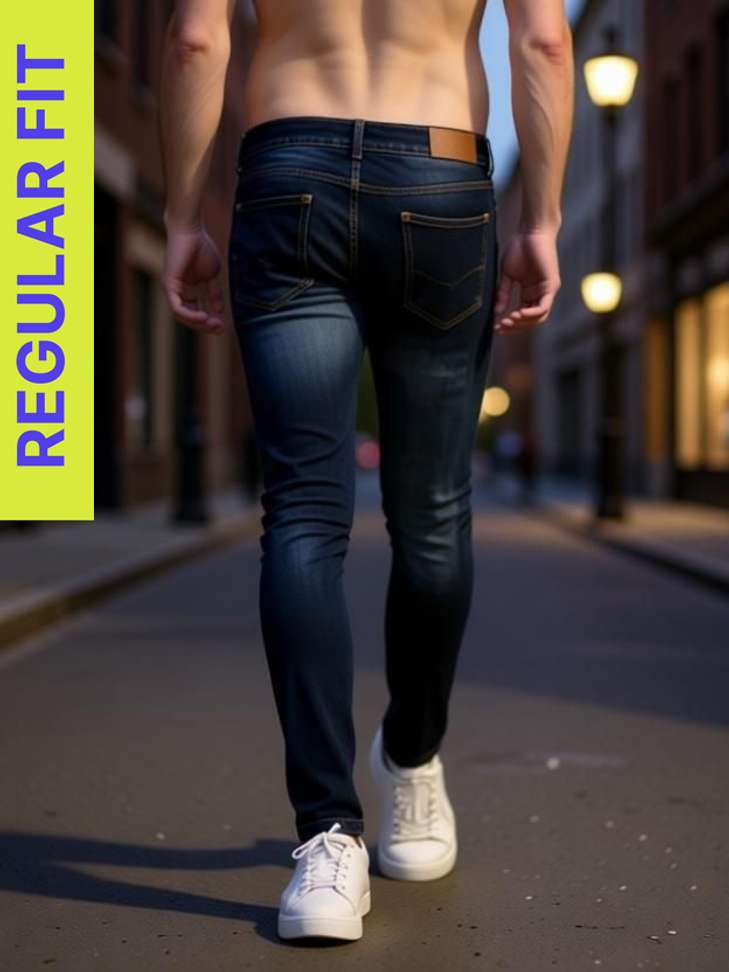 Linaria Men Dark Blue Jeans – 71% Off, Lowest Price in India