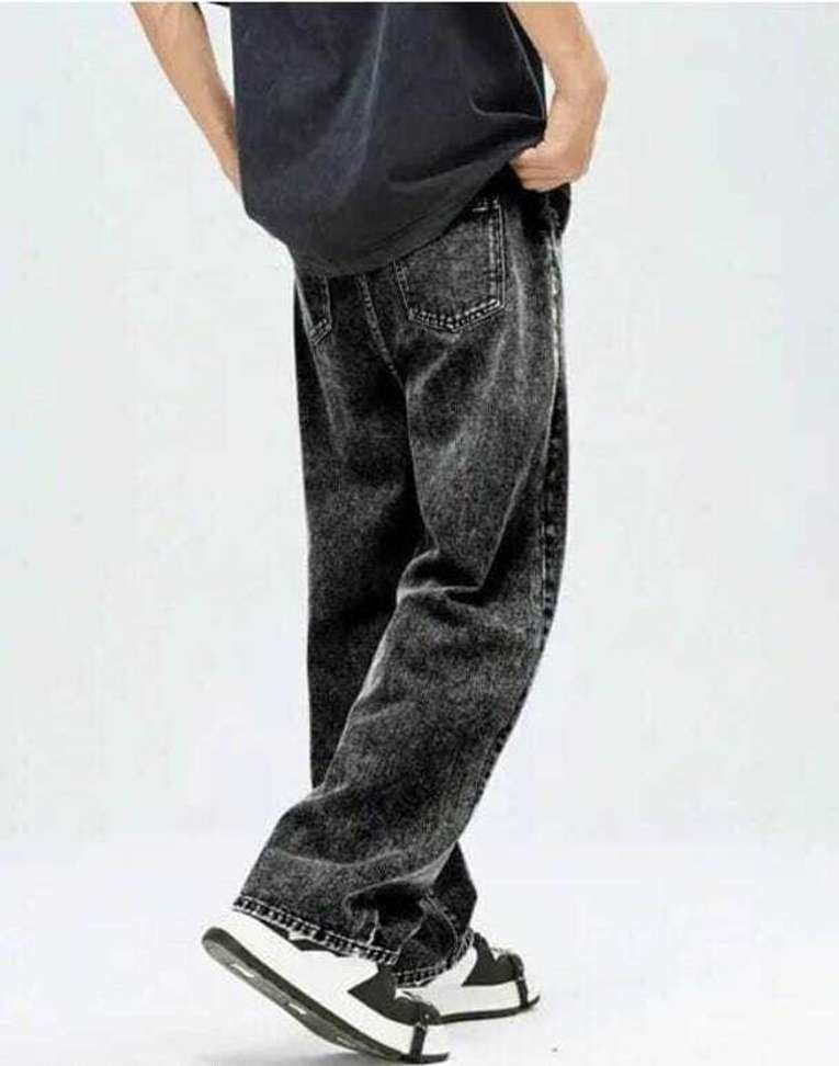 Shopsy WOMANLACE Boys Dark Grey Jeans - Image 3