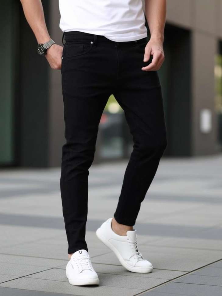 Foustreeg Slim Men Black Jeans – 77% OFF, Lowest Price ₹317 – Review & Deal