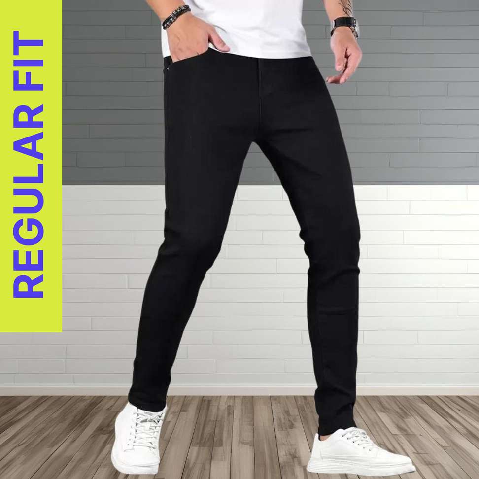 Stitch Factory Regular Men Black Jeans – 73% Off, Lowest Price ₹264 – Buy Now!