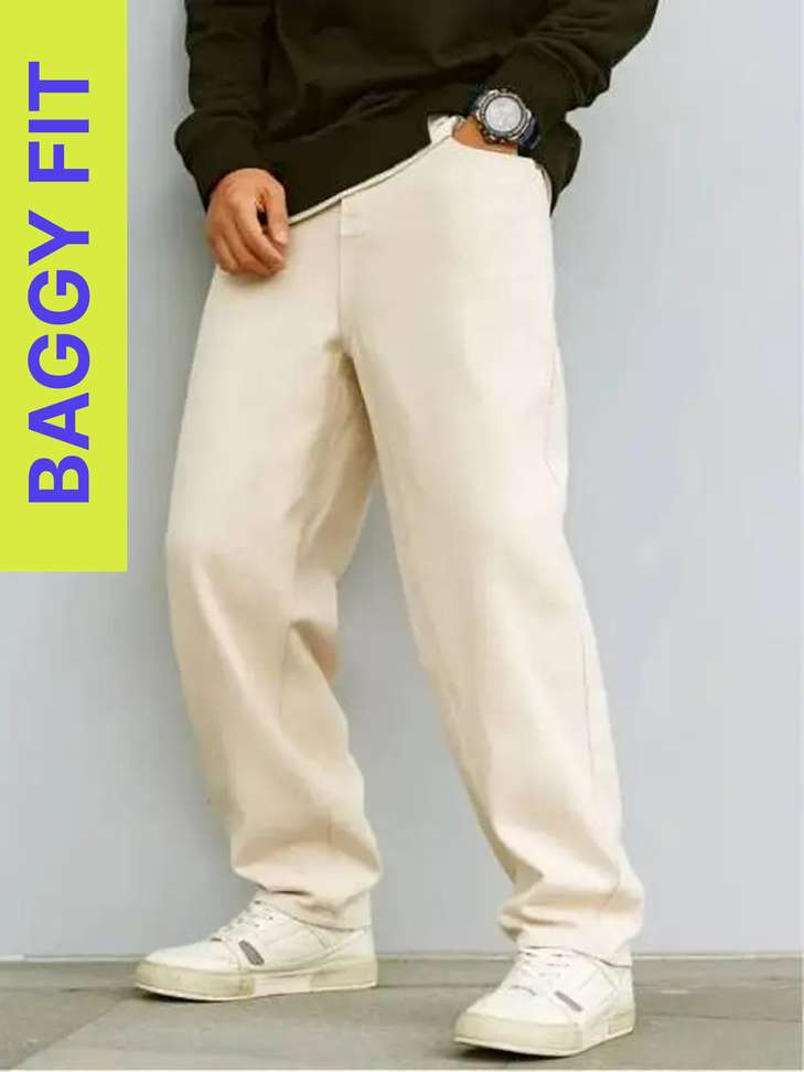 Flaring Loose Fit Men Beige Jeans – 65% OFF Review & Price Drop