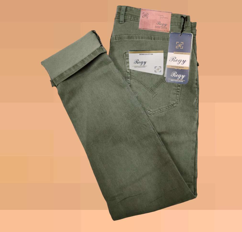 Regy Slim Men Green Jeans