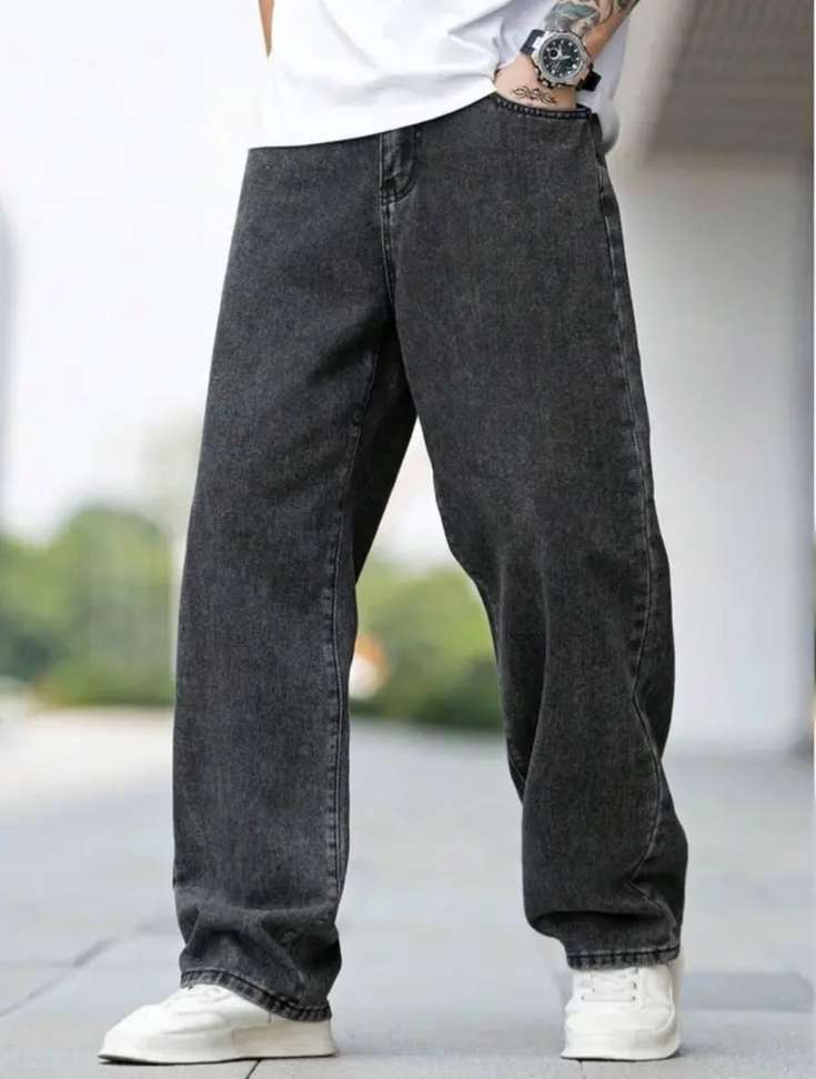 Shre Ce Relaxed Fit Men Grey Jeans